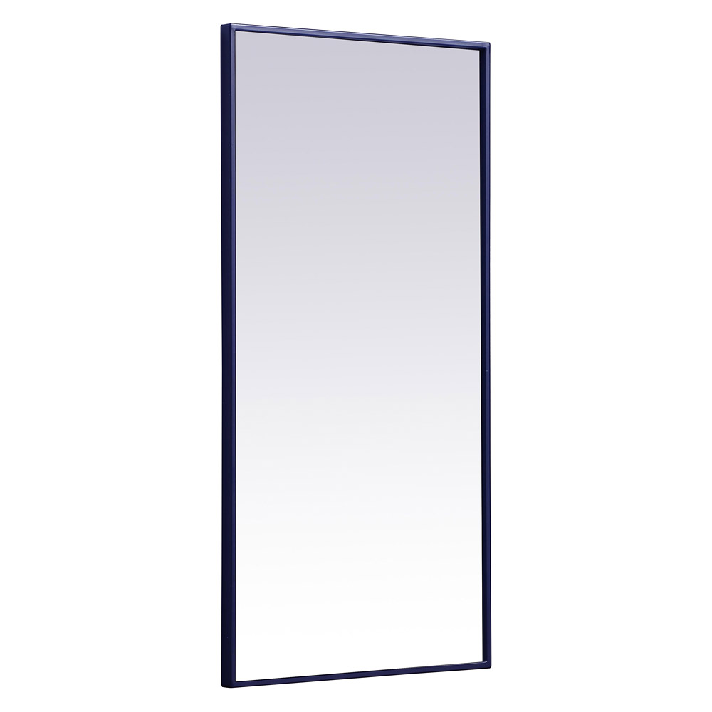 Elegant Wall Mirror - Blue, L 18" (MR41836BL)