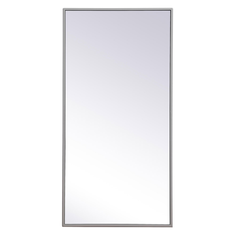 Elegant Wall Mirror - Gray, L 18" (MR41836GR)