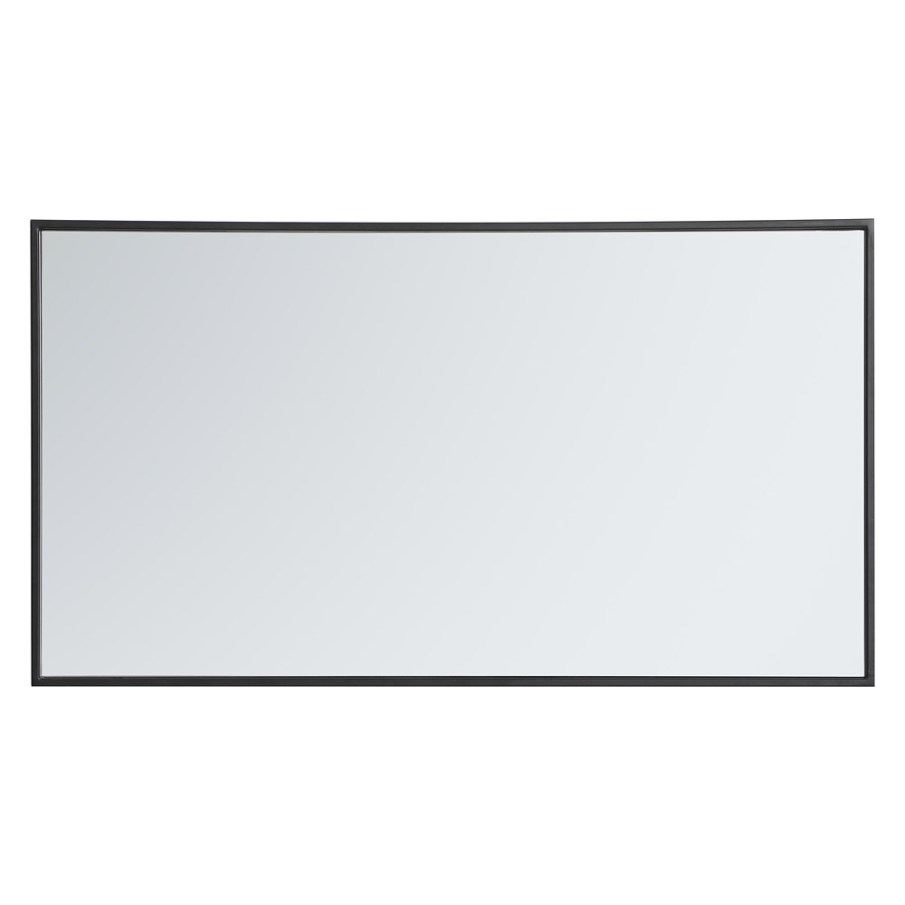 Elegant Wall Mirror - Black, L 20" (MR42036BK)