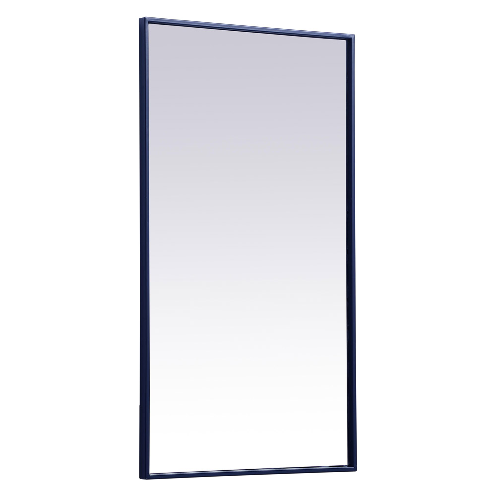 Elegant Wall Mirror - Blue, L 20" (MR42036BL)