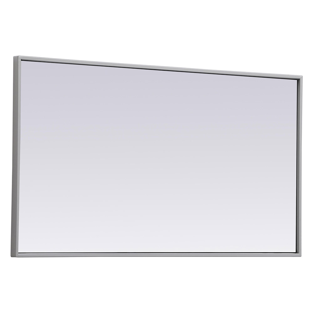 Elegant Wall Mirror - Gray, L 20" (MR42036GR)