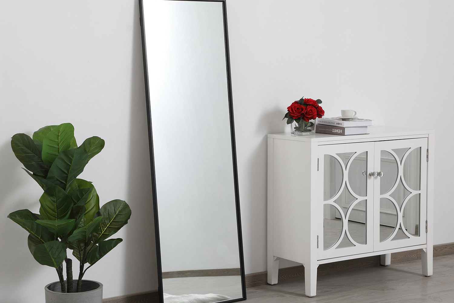 Elegant Wall Mirror - Black, L 20" (MR42060BK)