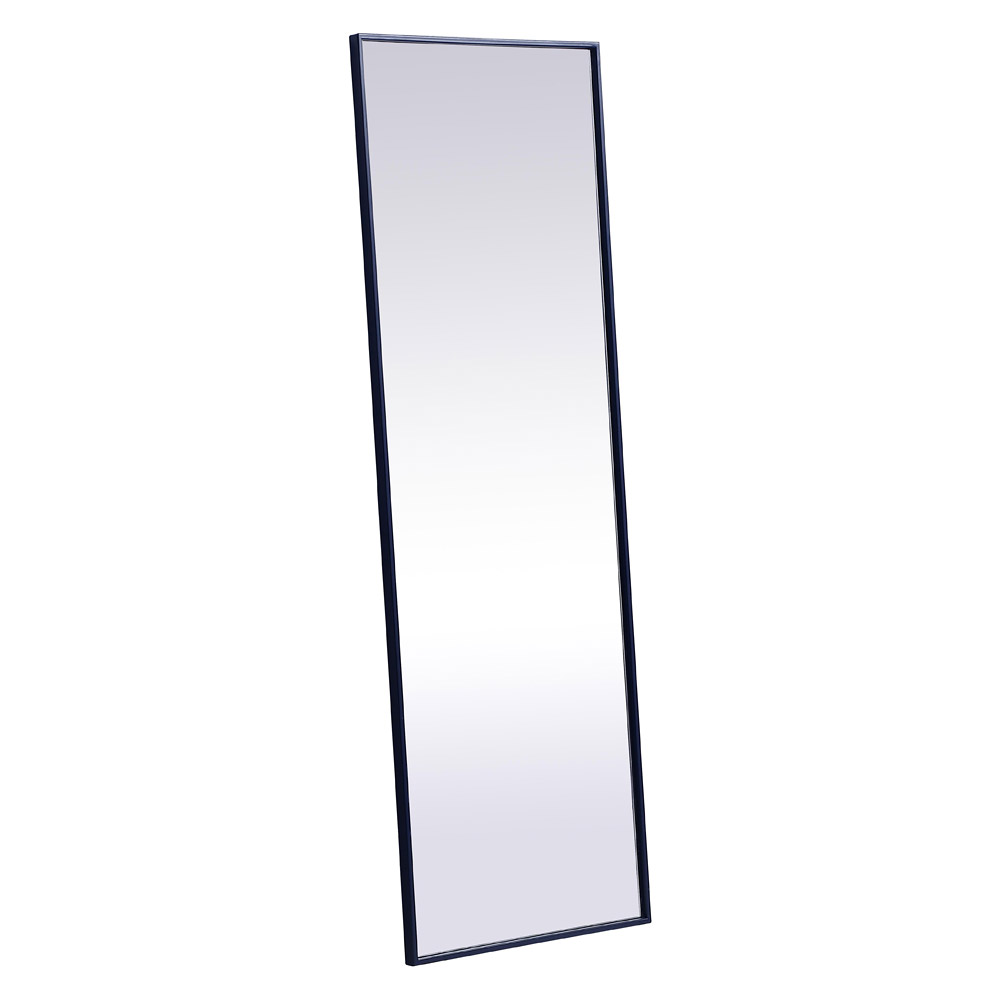 Elegant Wall Mirror - Blue, L 20" (MR42060BL)