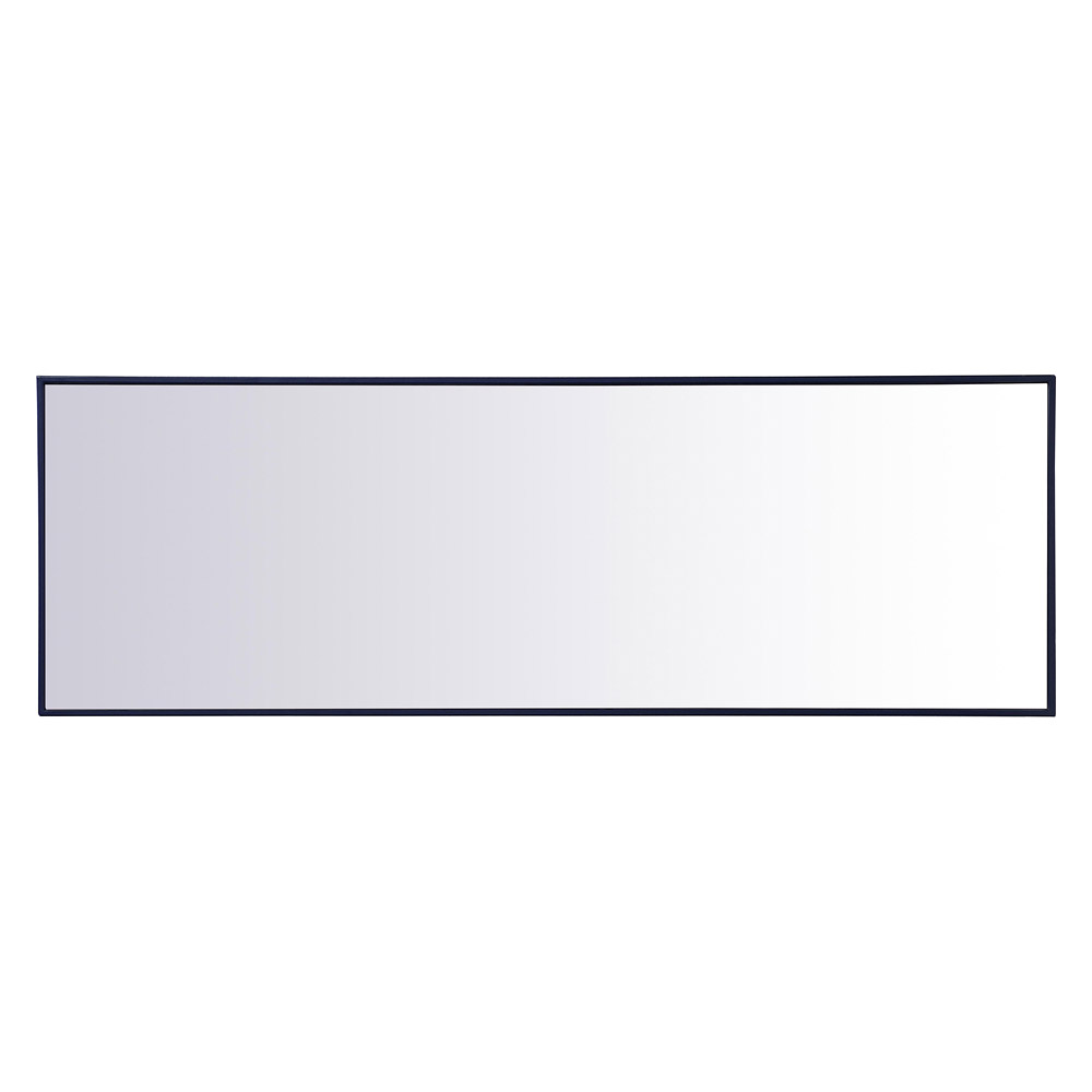 Elegant Wall Mirror - Blue, L 20" (MR42060BL)