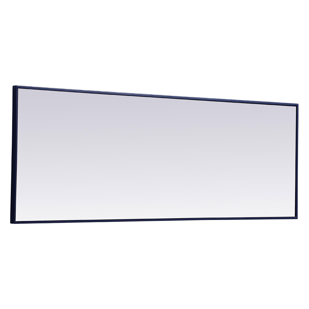 Elegant Wall Mirror - Blue, L 20" (MR42060BL)