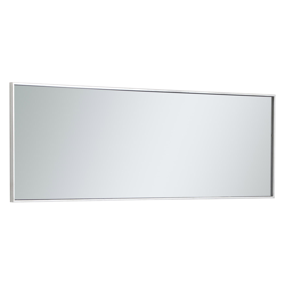 Elegant Wall Mirror - Silver, L 20" (MR42060S)