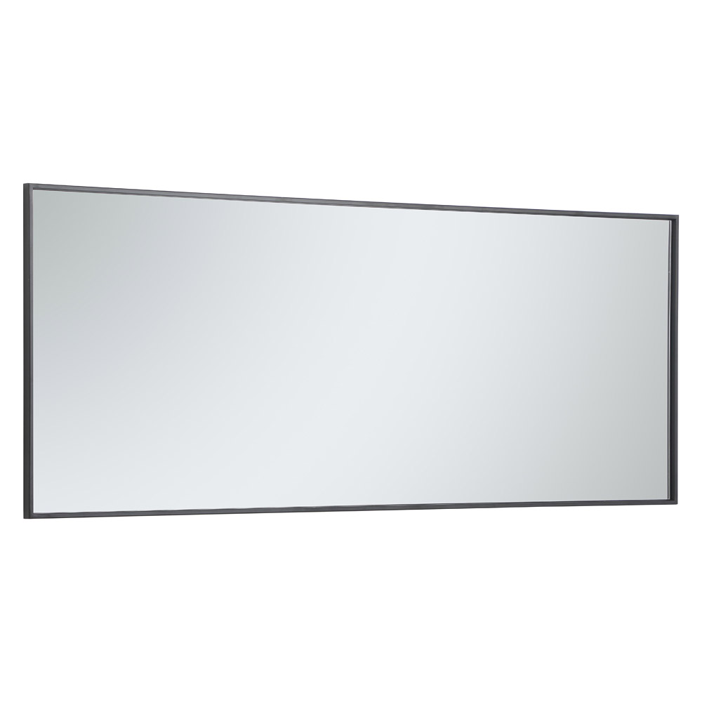 Elegant Wall Mirror - Black, L 24" (MR42460BK)