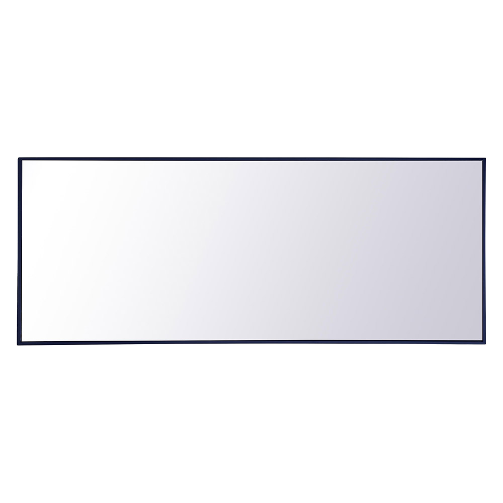 Elegant Wall Mirror - Blue, L 24" (MR42460BL)