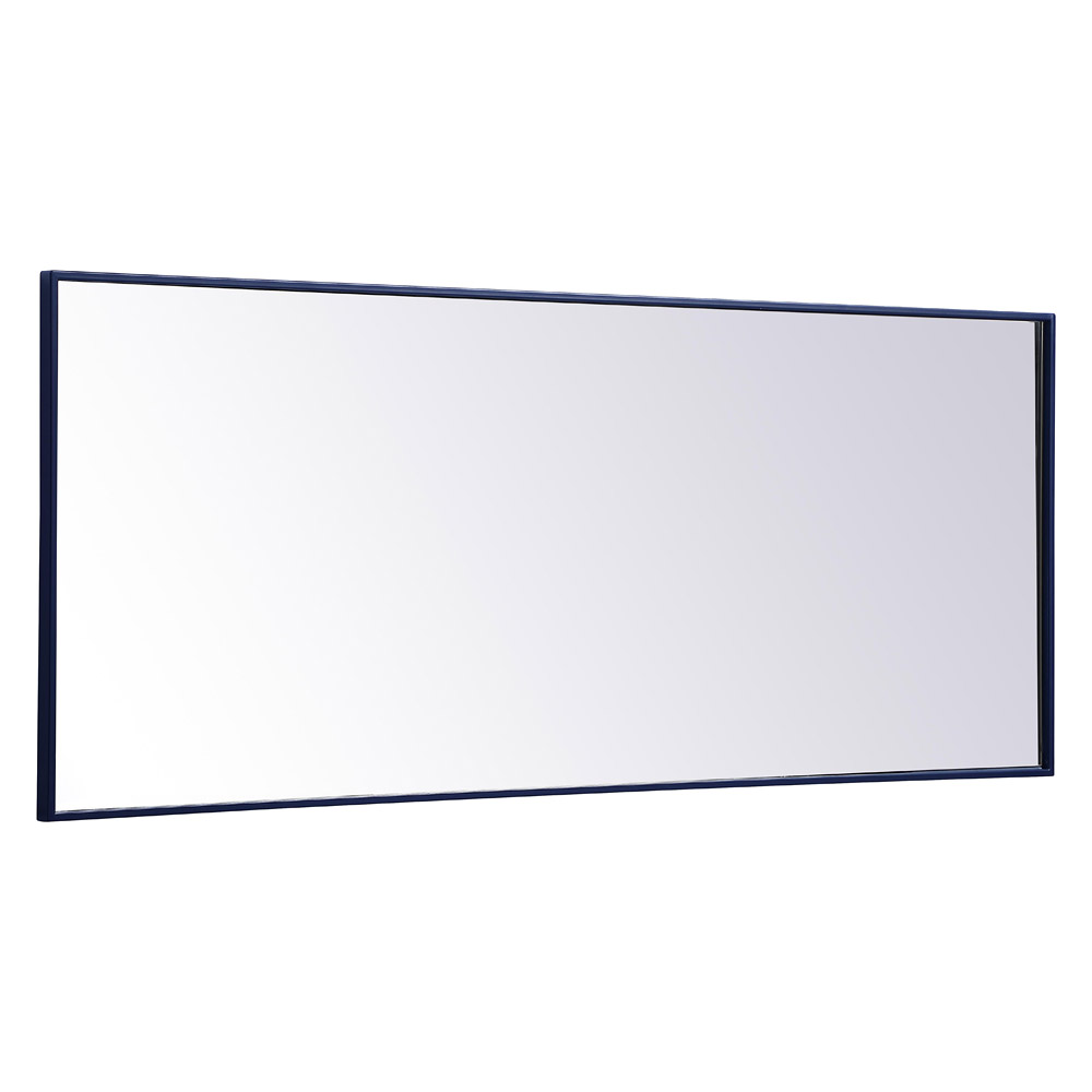 Elegant Wall Mirror - Blue, L 24" (MR42460BL)