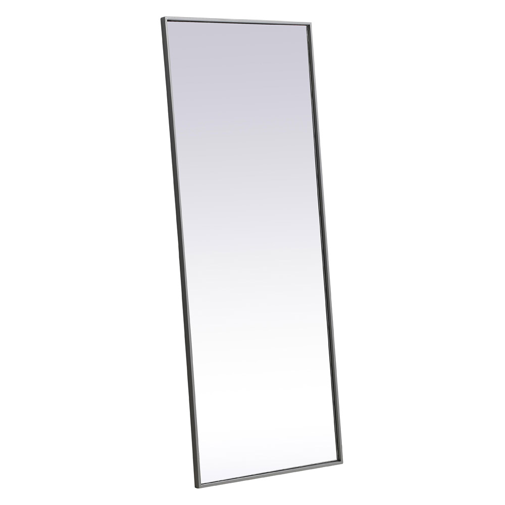 Elegant Wall Mirror - Gray, L 24" (MR42460GR)