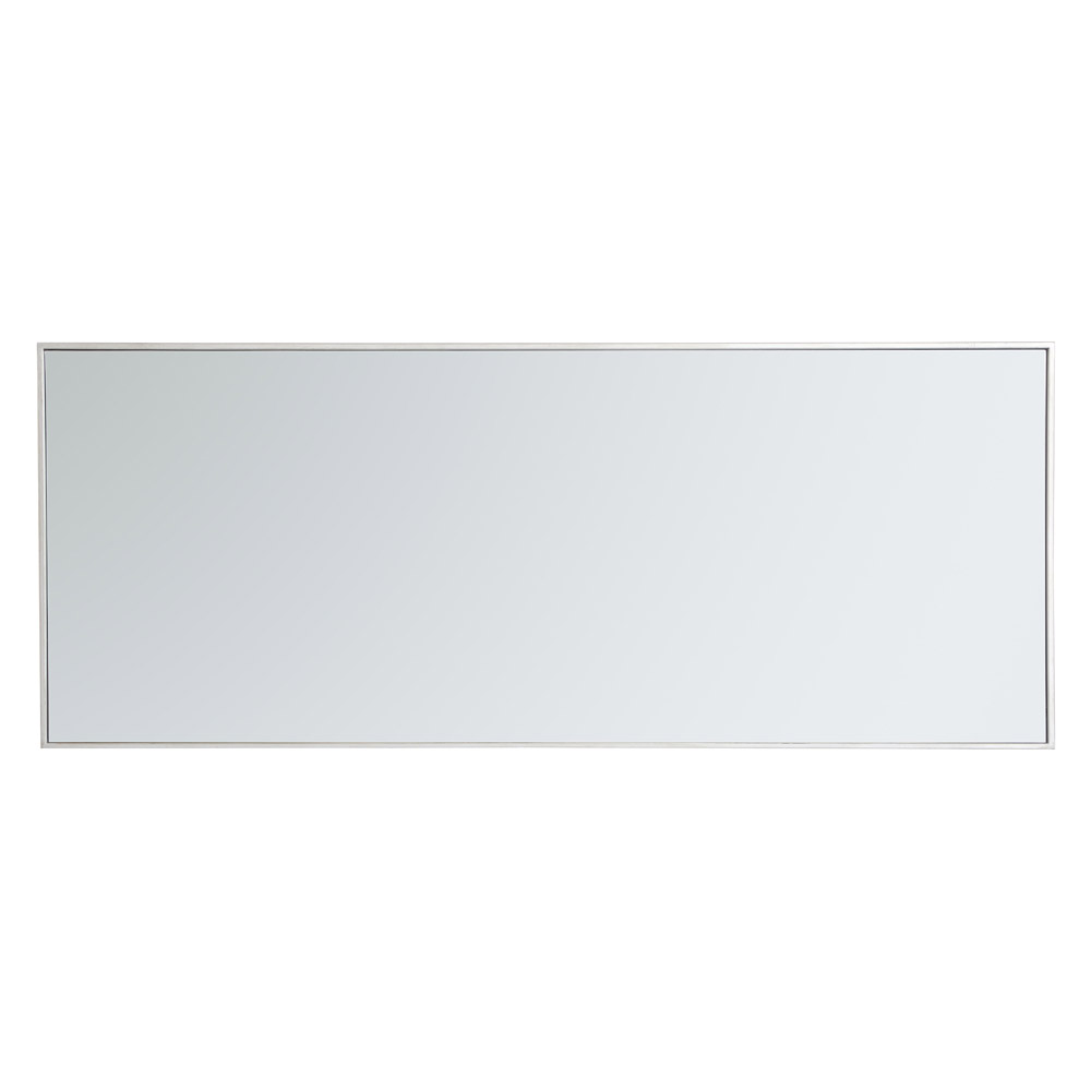 Elegant Wall Mirror - Silver, L 24" (MR42460S)