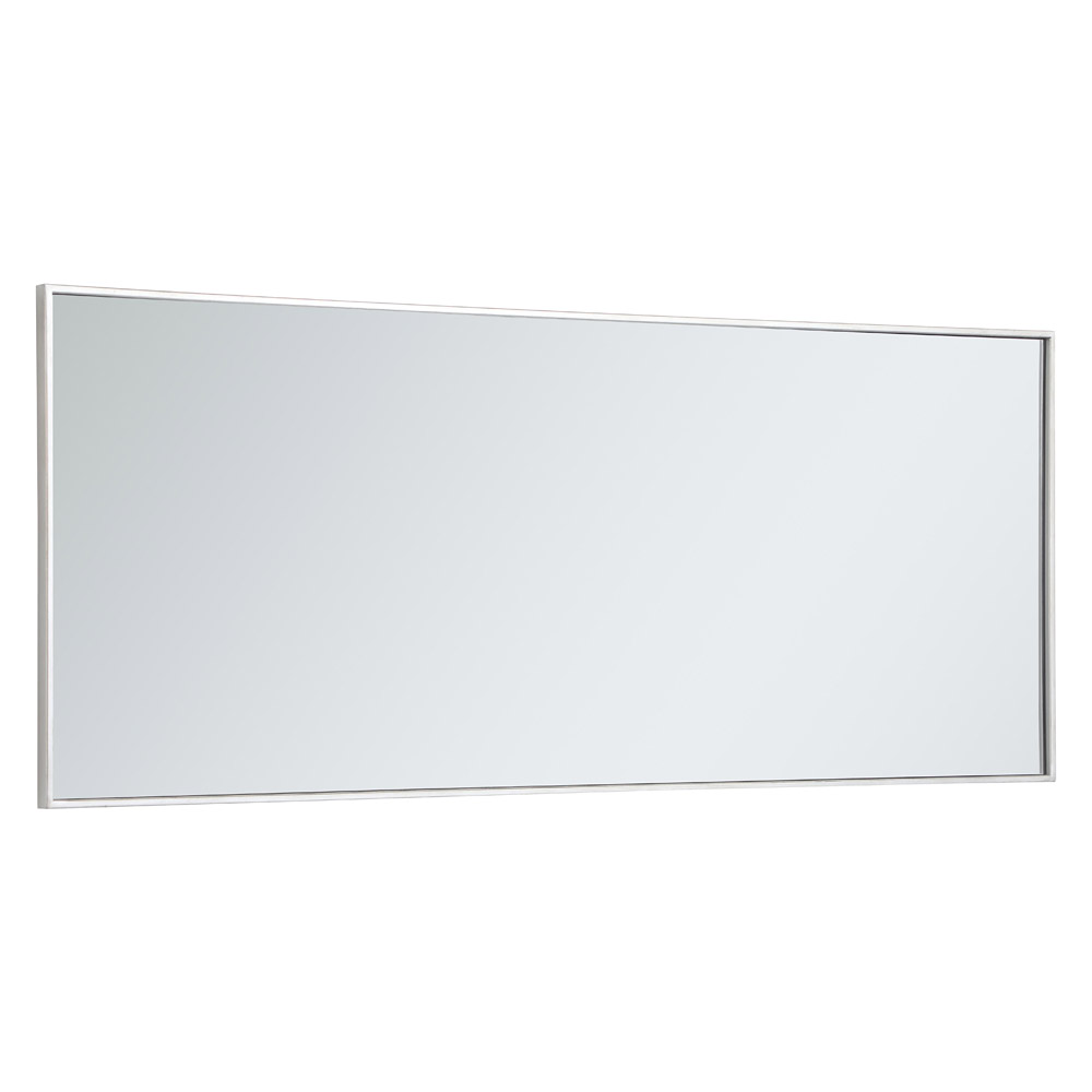 Elegant Wall Mirror - Silver, L 24" (MR42460S)