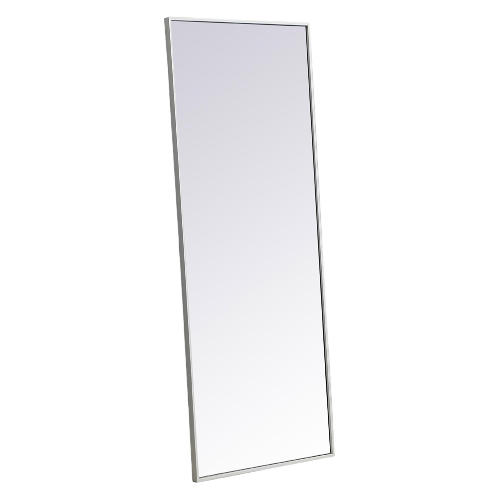 Elegant Wall Mirror - White, L 24" (MR42460WH)