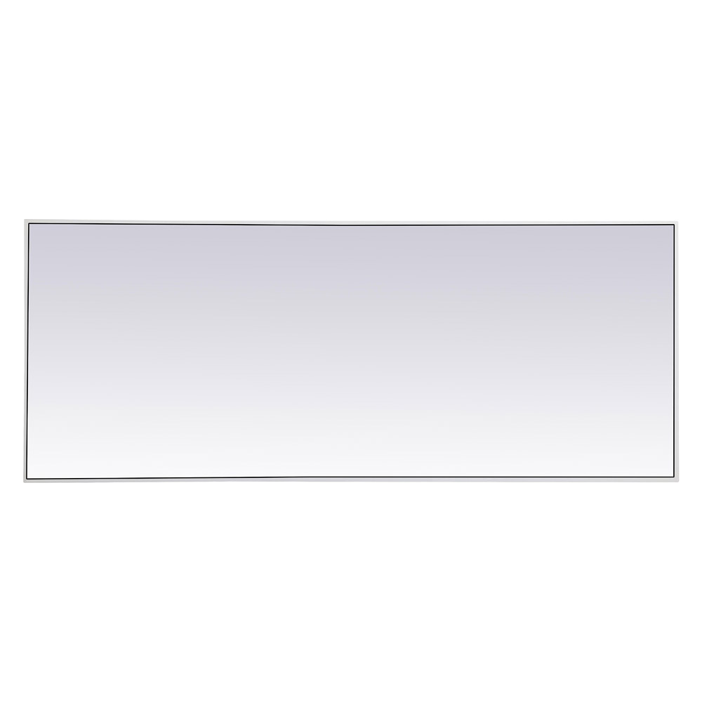 Elegant Wall Mirror - White, L 24" (MR42460WH)