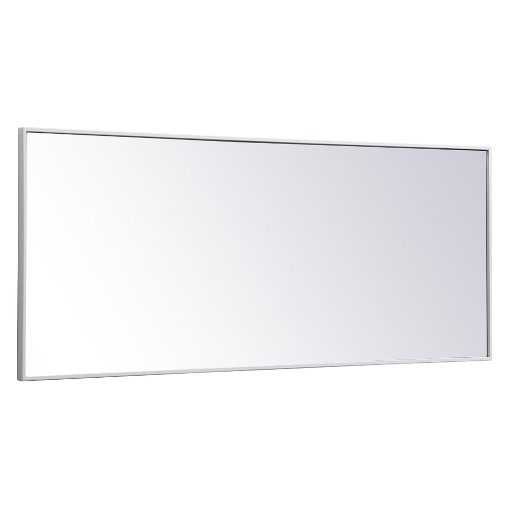 Elegant Wall Mirror - White, L 24" (MR42460WH)