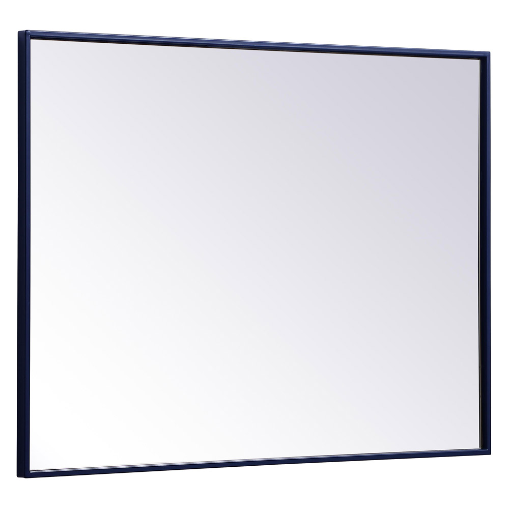 Elegant Wall Mirror - Blue, L 36" (MR42736BL)