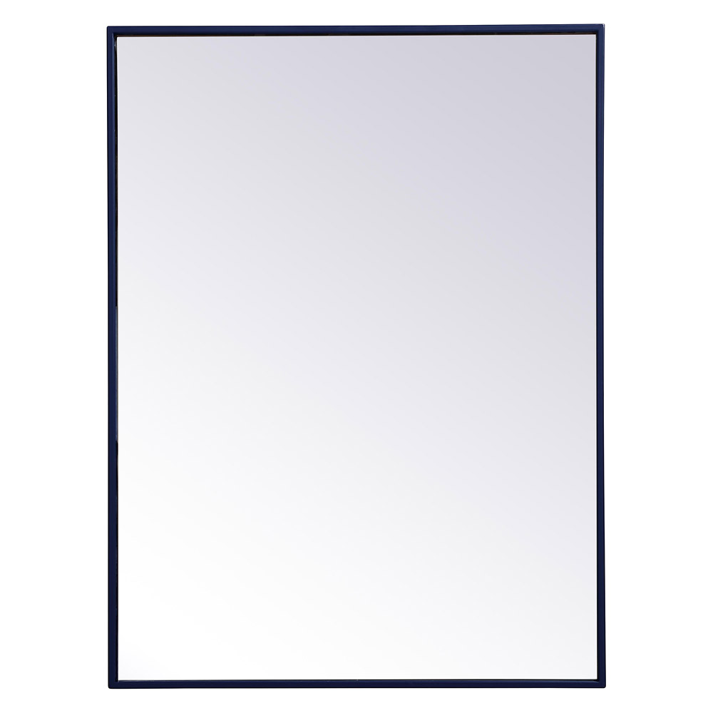 Elegant Wall Mirror - Blue, L 36" (MR42736BL)