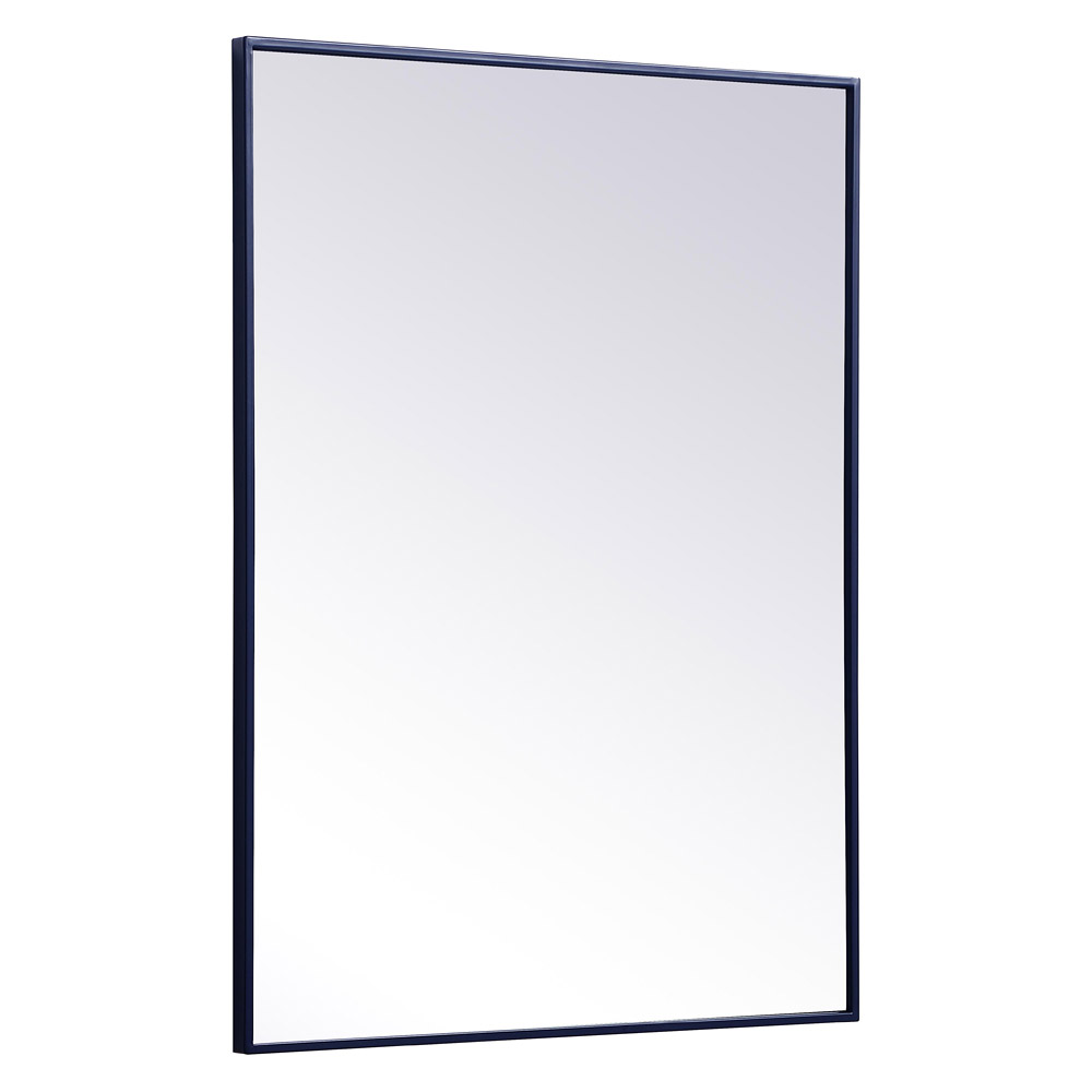 Elegant Wall Mirror - Blue, L 36" (MR42736BL)