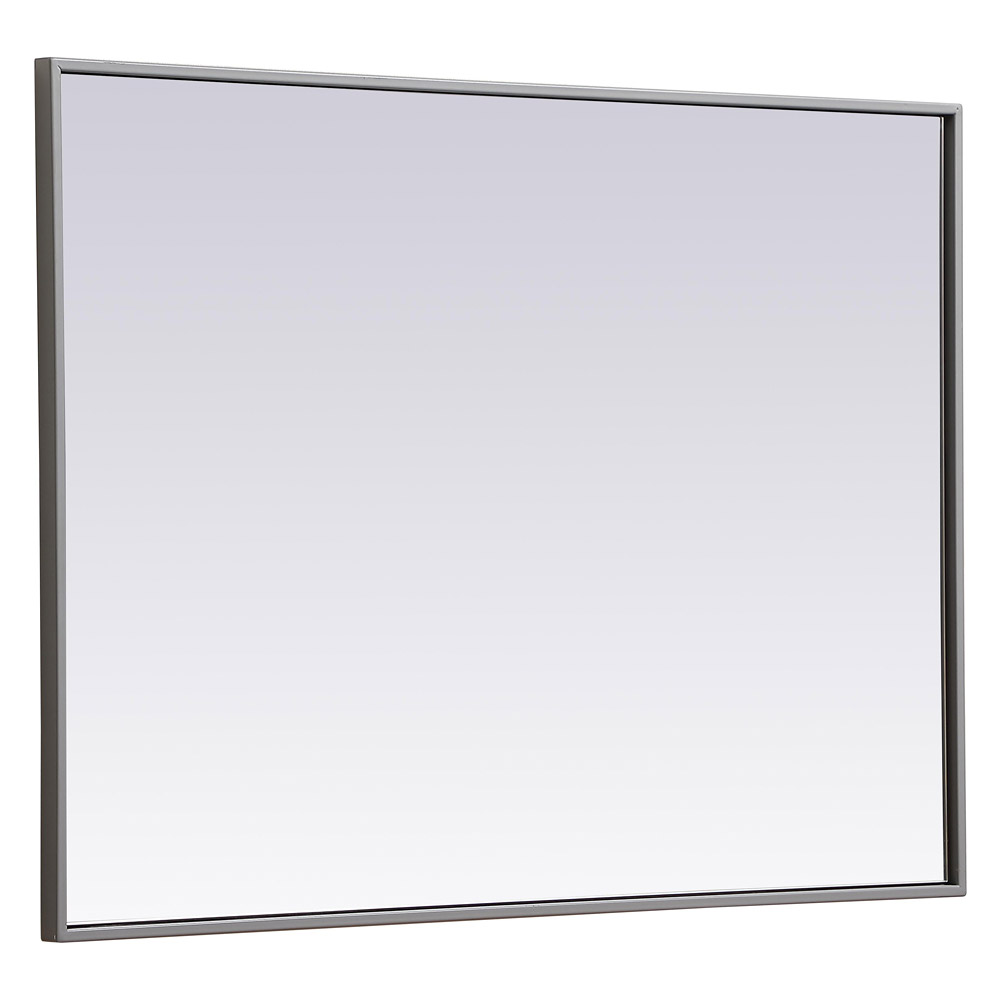 Elegant Wall Mirror - Gray, L 36" (MR42736GR)