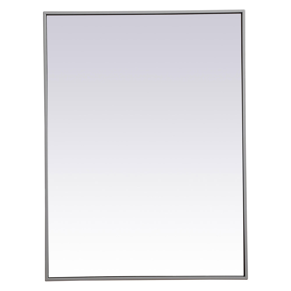 Elegant Wall Mirror - Gray, L 36" (MR42736GR)