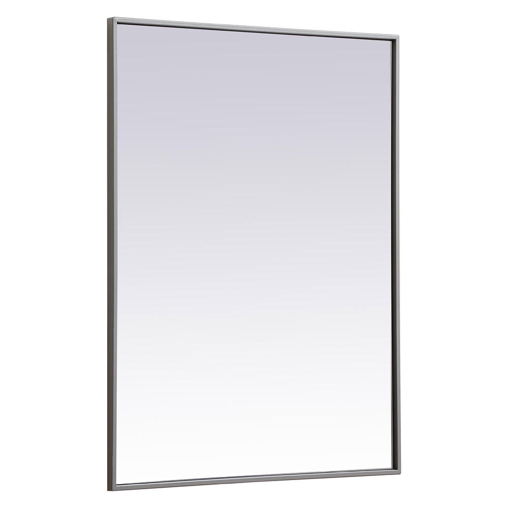 Elegant Wall Mirror - Gray, L 36" (MR42736GR)