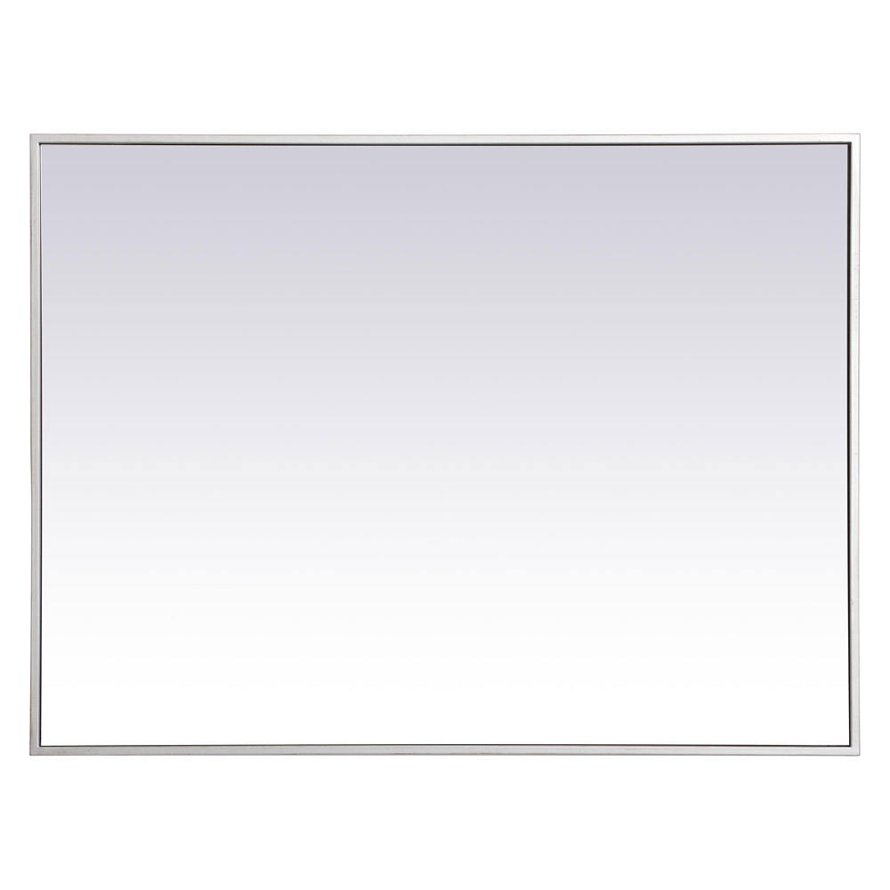 Elegant Wall Mirror - Silver, L 36" (MR42736S)