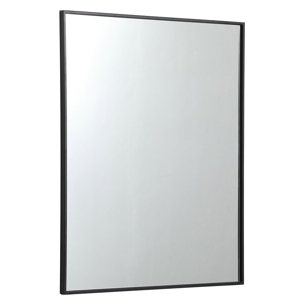 Elegant Wall Mirror - Black, L 36" (MR43036BK)