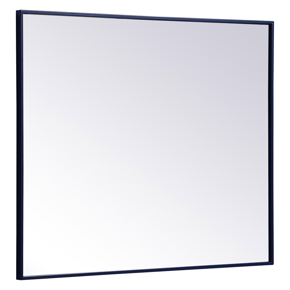 Elegant Wall Mirror - Blue, L 36" (MR43036BL)