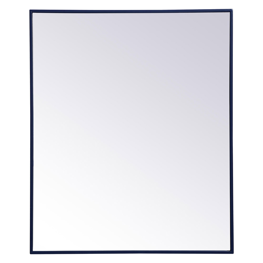 Elegant Wall Mirror - Blue, L 36" (MR43036BL)