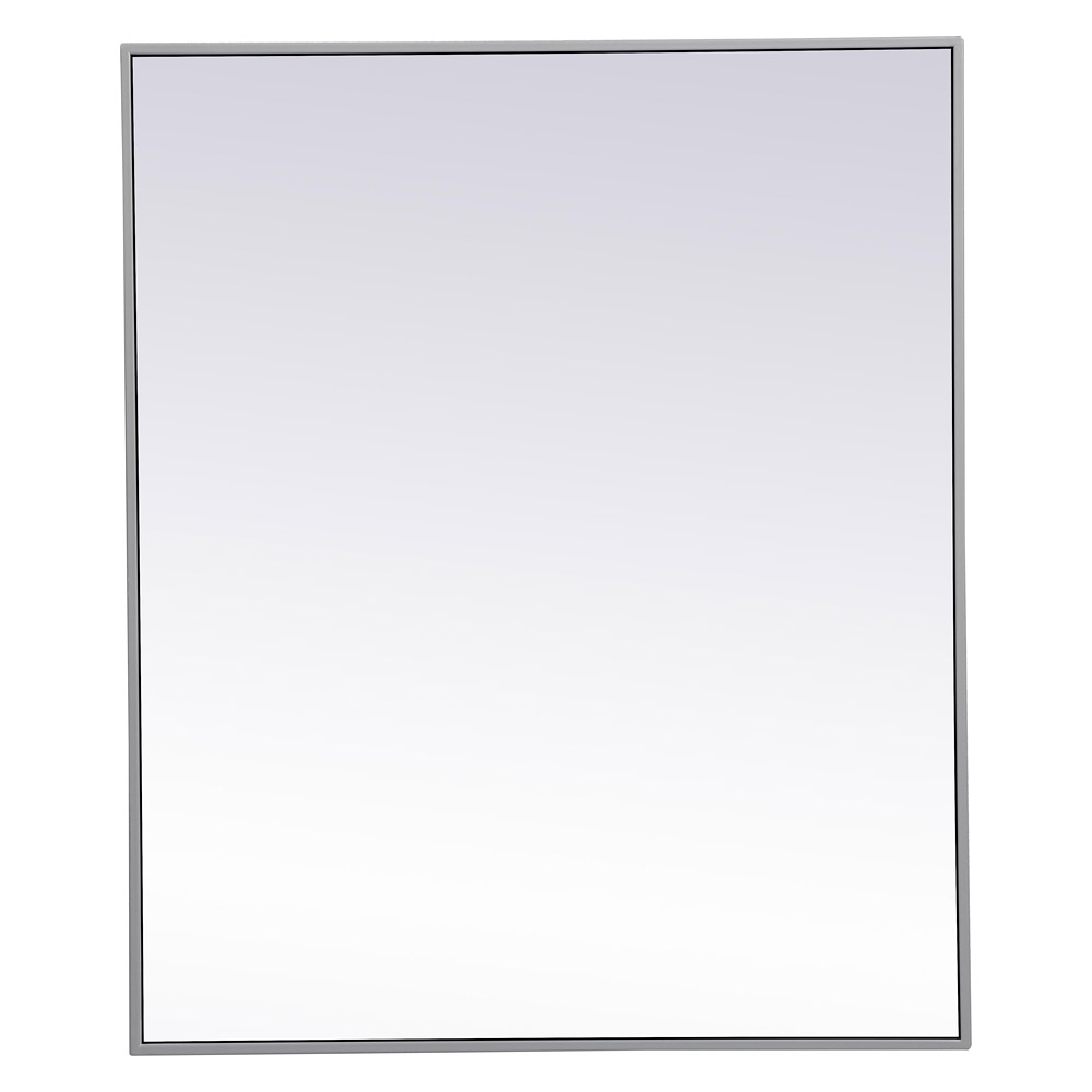 Elegant Wall Mirror - Gray, L 36" (MR43036GR)