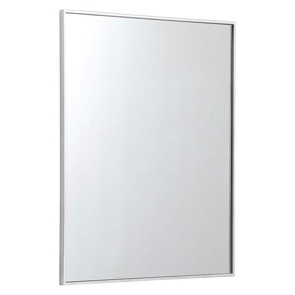 Elegant Wall Mirror - Silver, L 36" (MR43036S)