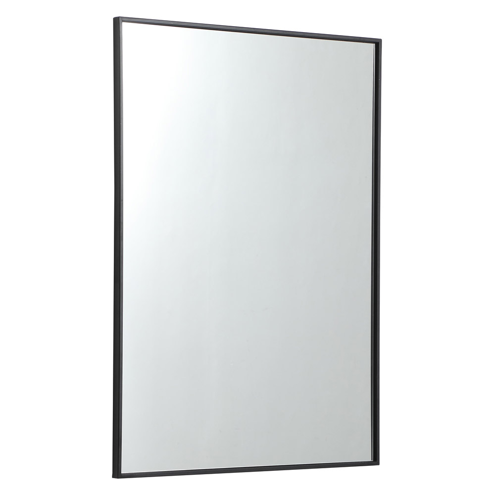 Elegant Wall Mirror - Black, L 40" (MR43040BK)