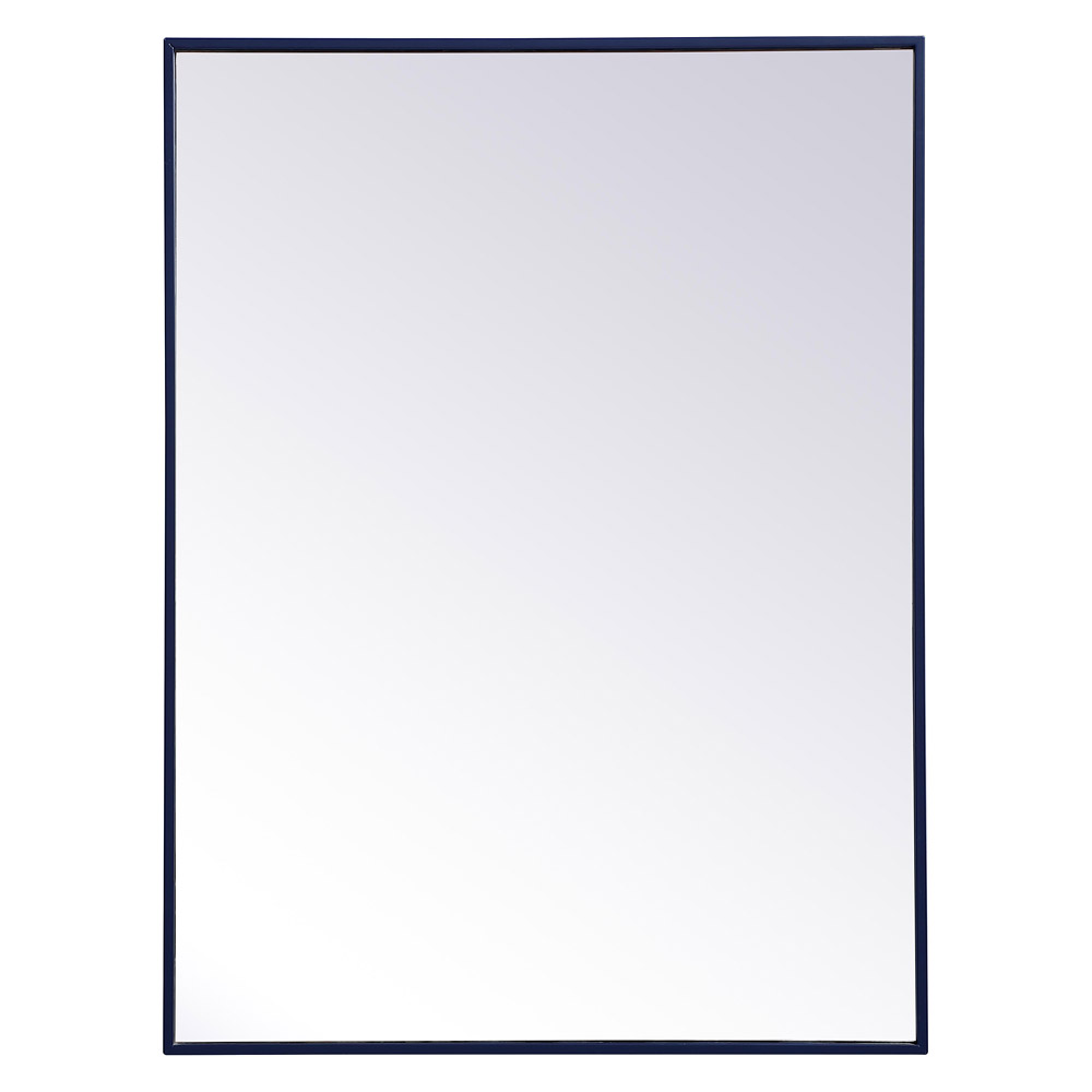 Elegant Wall Mirror - Blue, L 40" (MR43040BL)