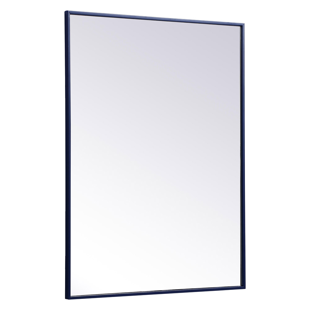 Elegant Wall Mirror - Blue, L 40" (MR43040BL)