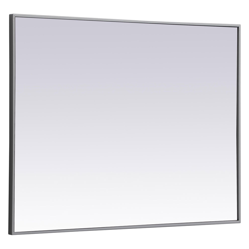 Elegant Wall Mirror - Gray, L 40" (MR43040GR)