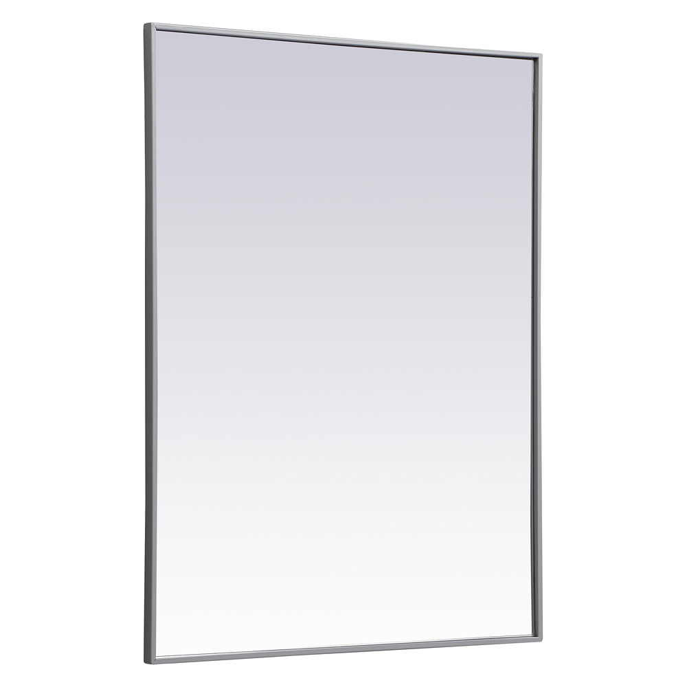 Elegant Wall Mirror - Gray, L 40" (MR43040GR)