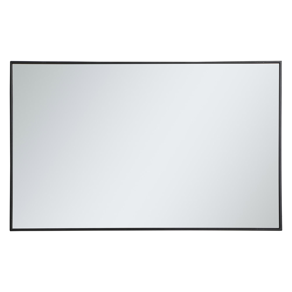 Elegant Wall Mirror - Black, L 48" (MR43048BK)