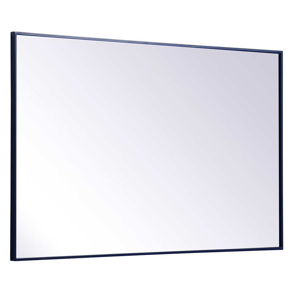 Elegant Wall Mirror - Blue, L 48" (MR43048BL)