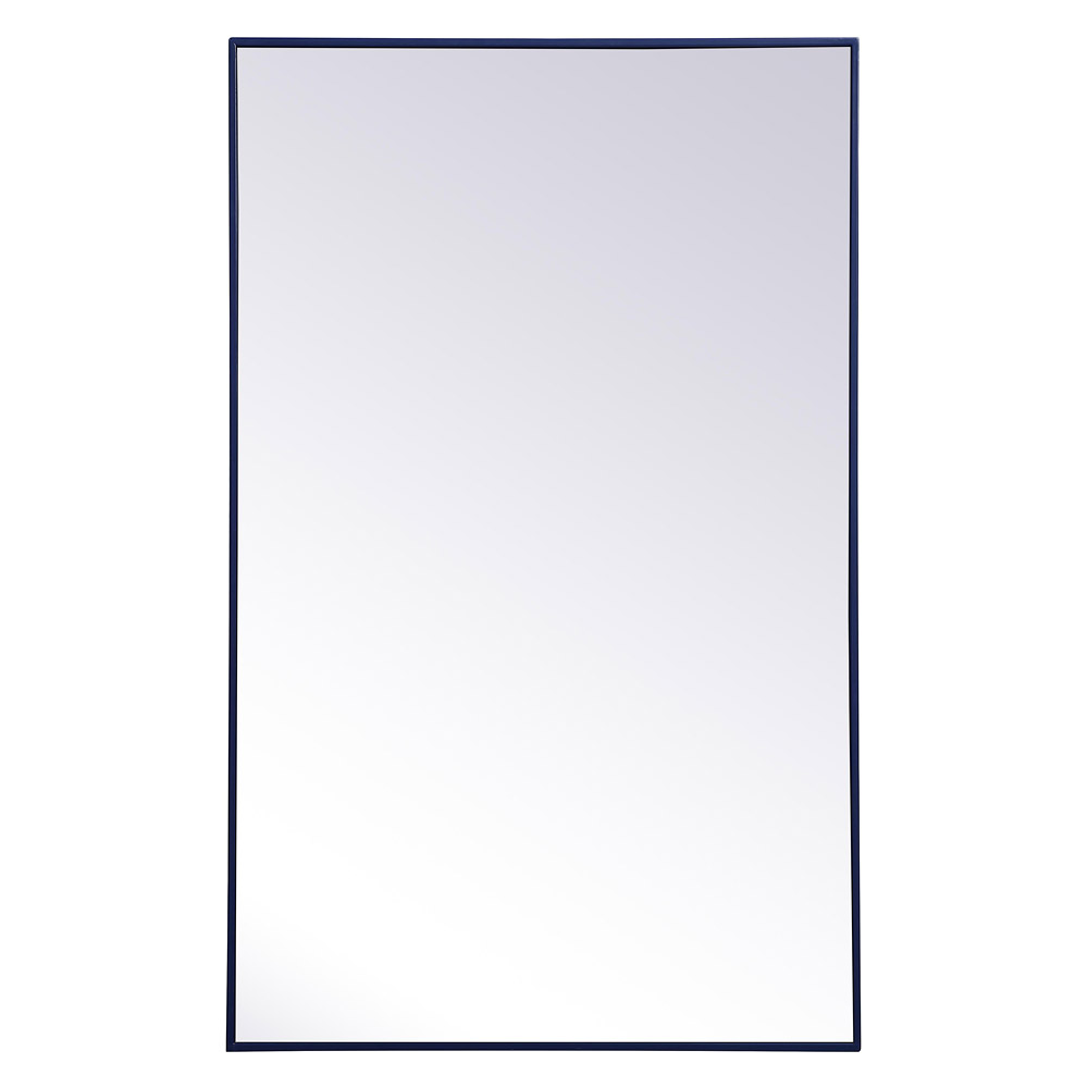 Elegant Wall Mirror - Blue, L 48" (MR43048BL)