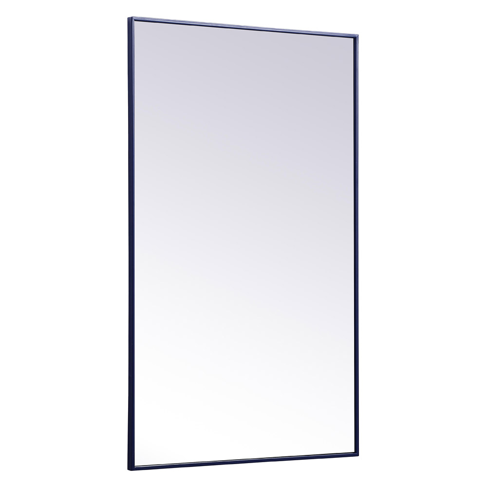 Elegant Wall Mirror - Blue, L 48" (MR43048BL)