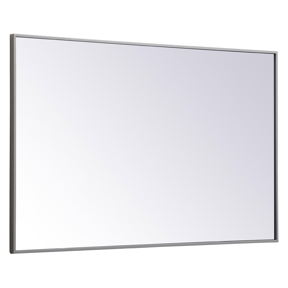 Elegant Wall Mirror - Gray, L 48" (MR43048GR)