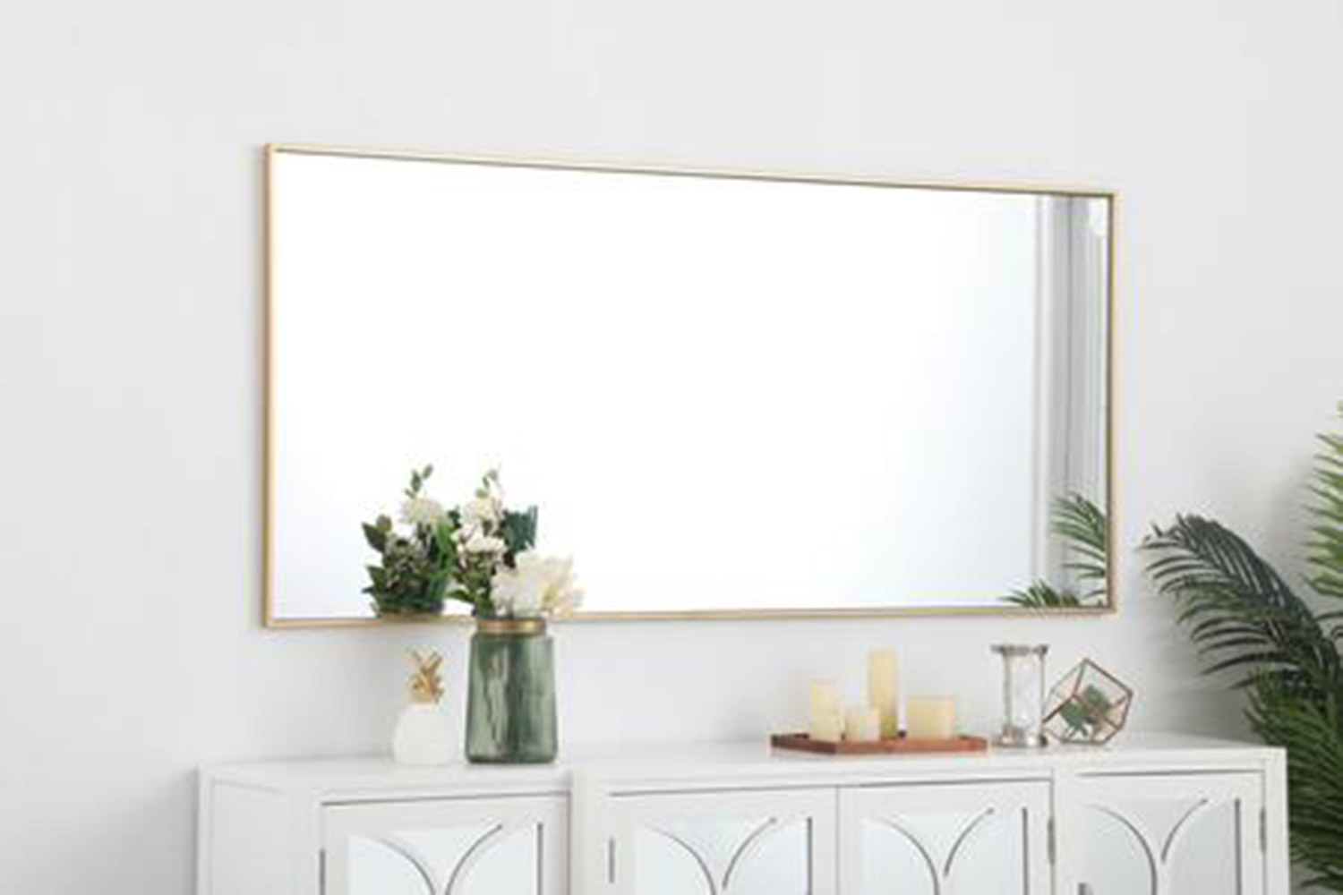 Elegant - Metal Frame Rectangle Mirror (PNT-MR43060)