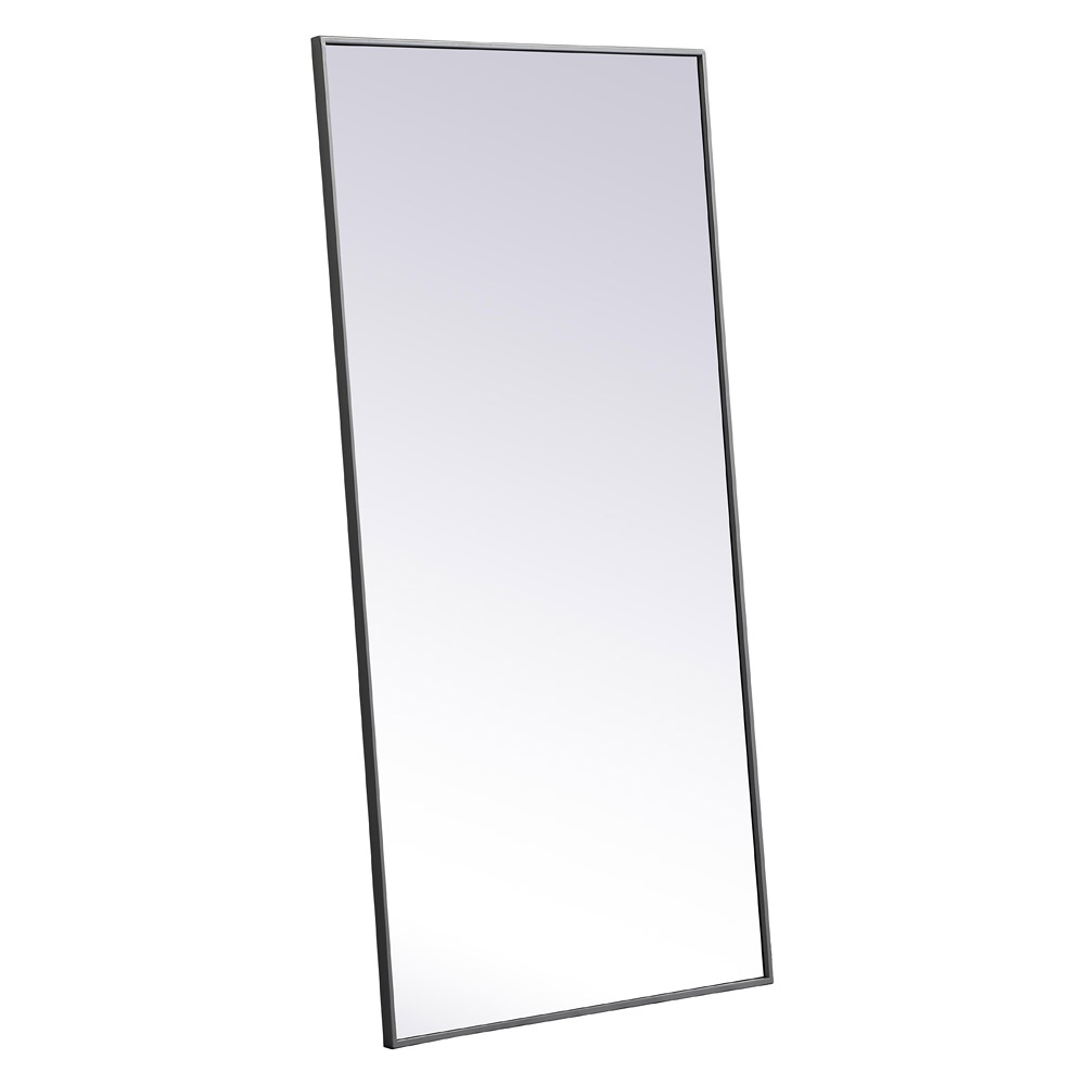 Elegant 30" Metal Frame Rectangle Mirror - Gray (MR43060GR)