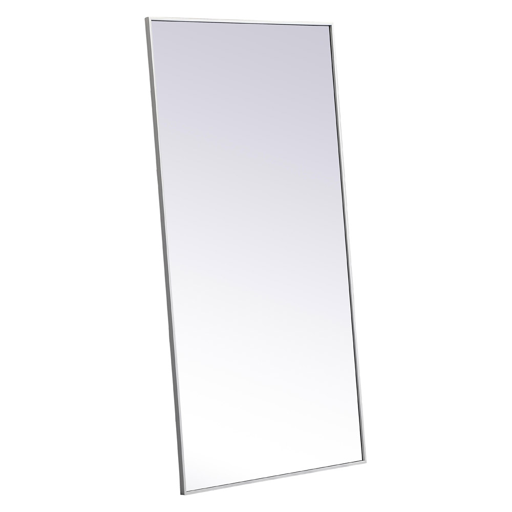 Elegant 30" Metal Frame Rectangle Mirror - White (MR43060WH)