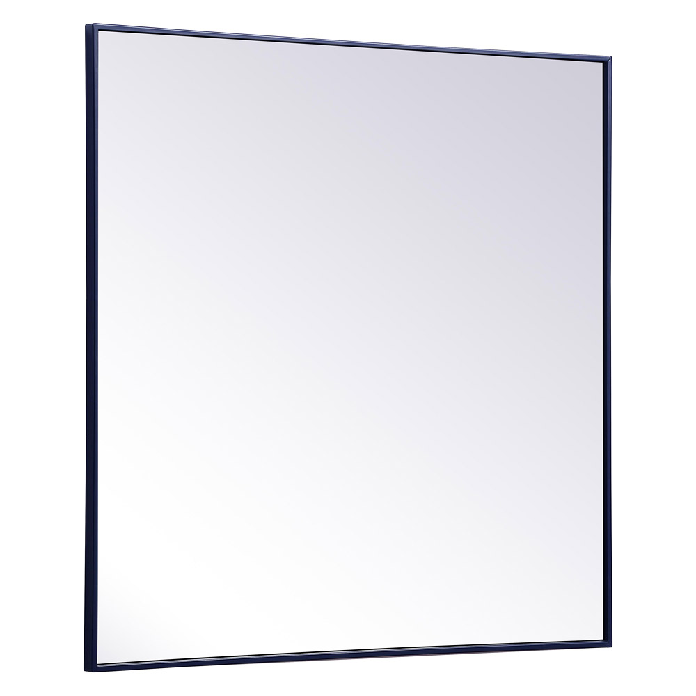 Elegant Wall Mirror - Blue, L 36" (MR43636BL)