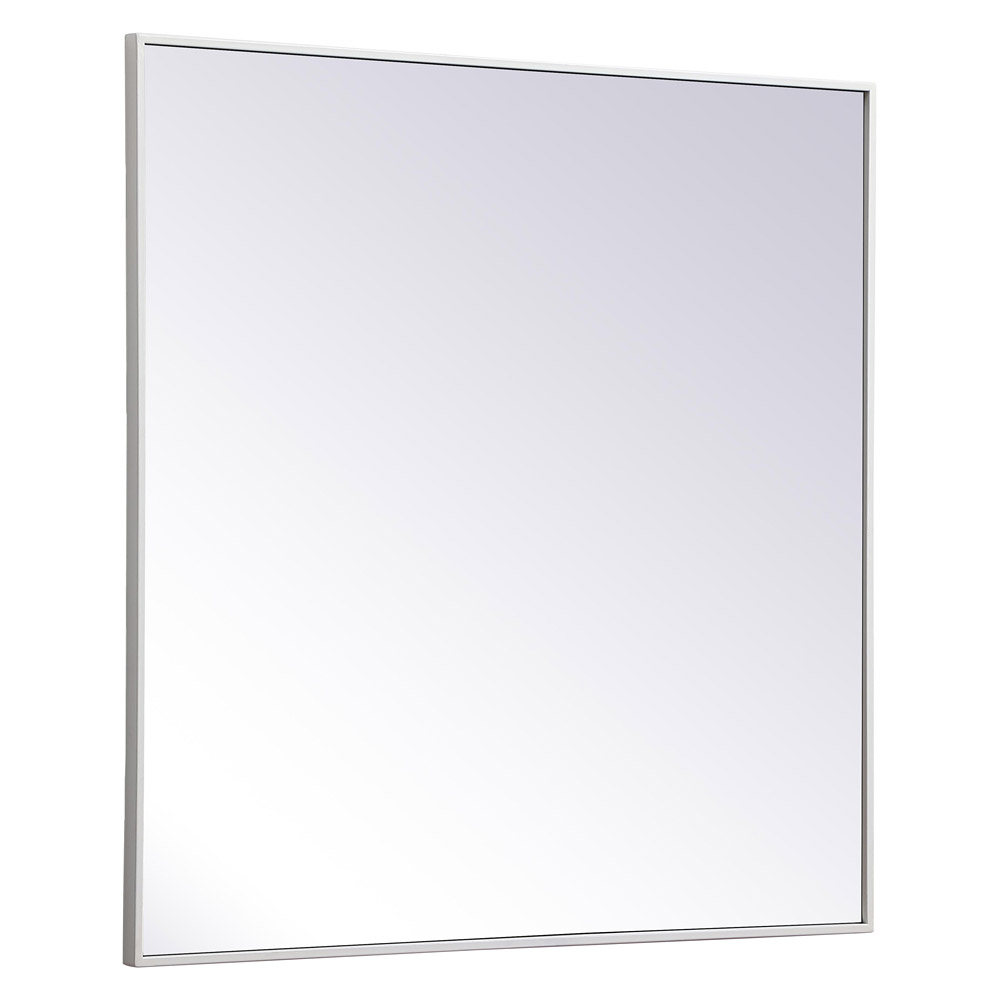 Elegant Wall Mirror - White, L 36" (MR43636WH)