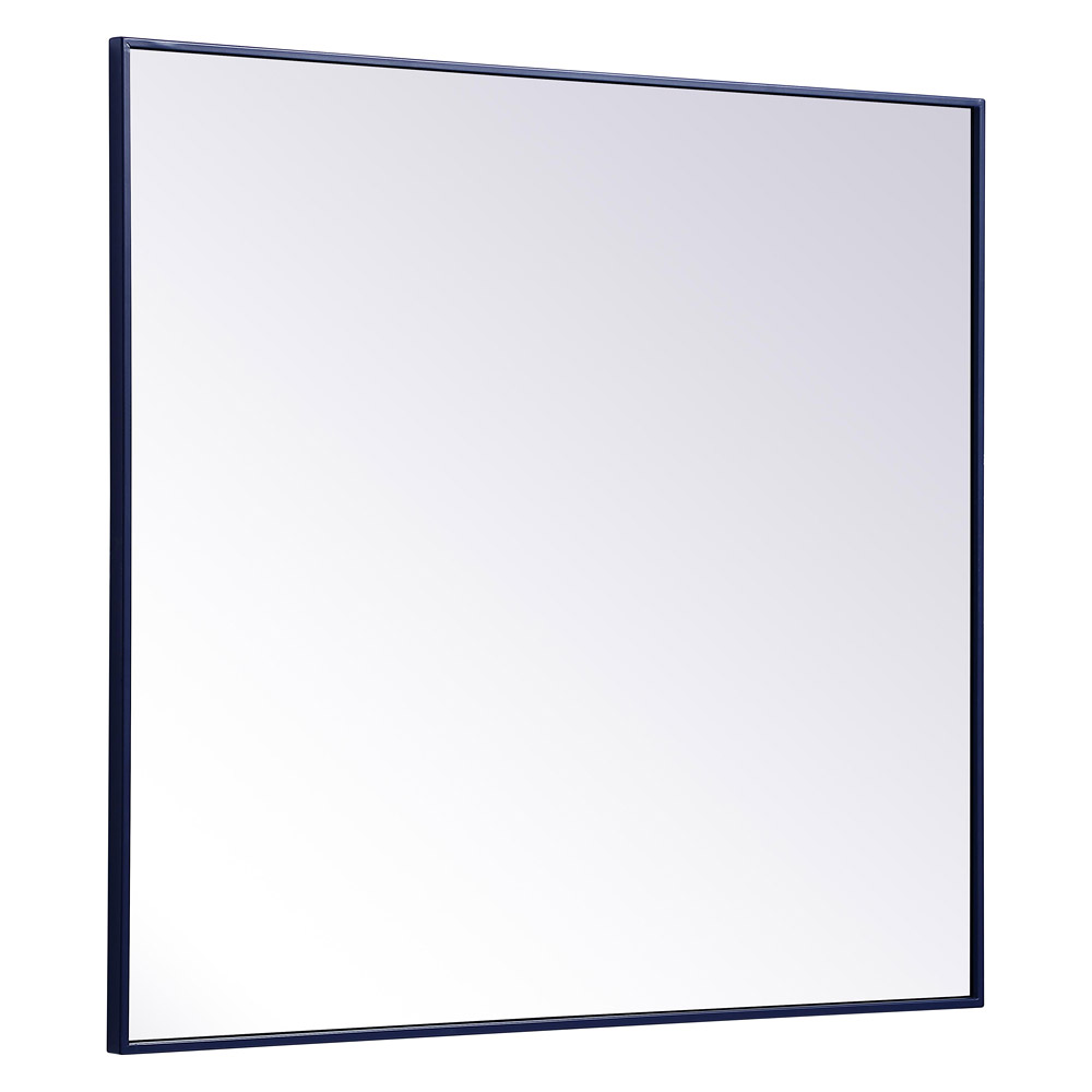 Elegant Wall Mirror - Blue, L 40" (MR43640BL)