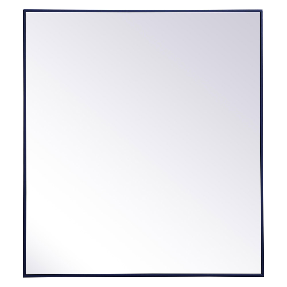 Elegant Wall Mirror - Blue, L 40" (MR43640BL)