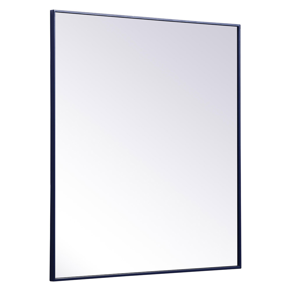 Elegant Wall Mirror - Blue, L 40" (MR43640BL)