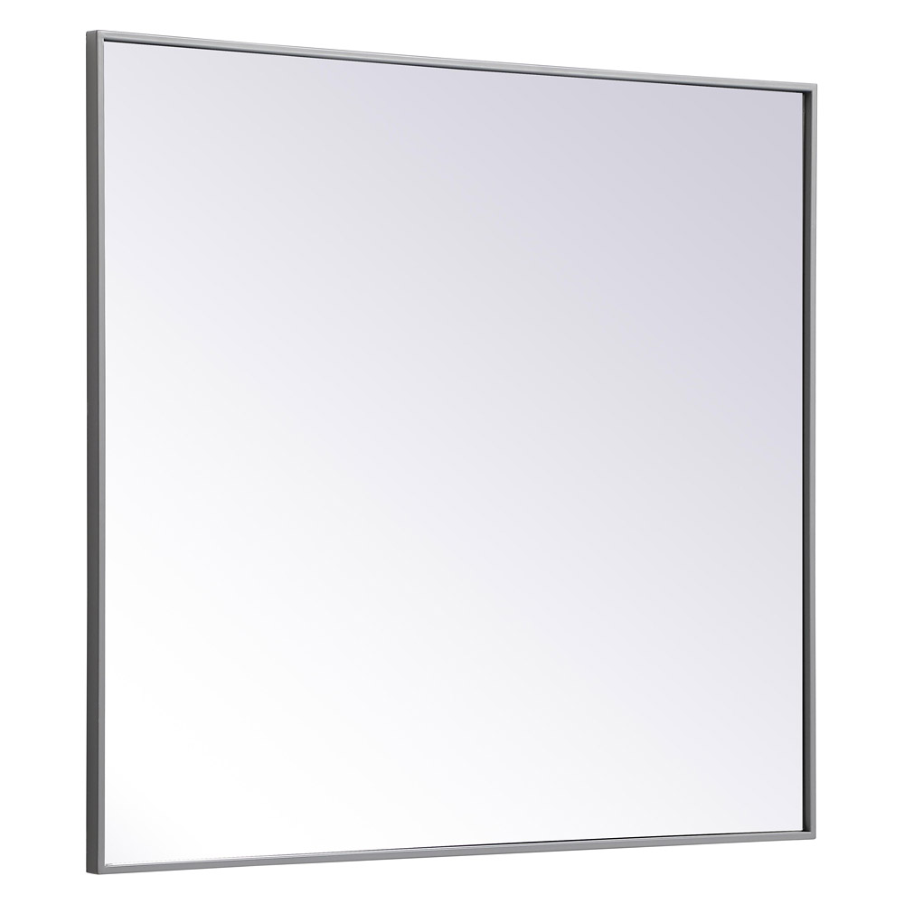 Elegant Wall Mirror - Gray, L 40" (MR43640GR)